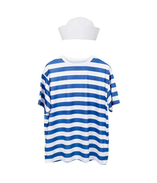 Matroos Set Blauw/Wit