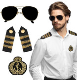 Commandant Schip Accessoires Set 3-delig