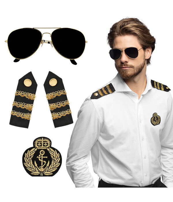 Commandant Schip Accessoires Set 3-delig