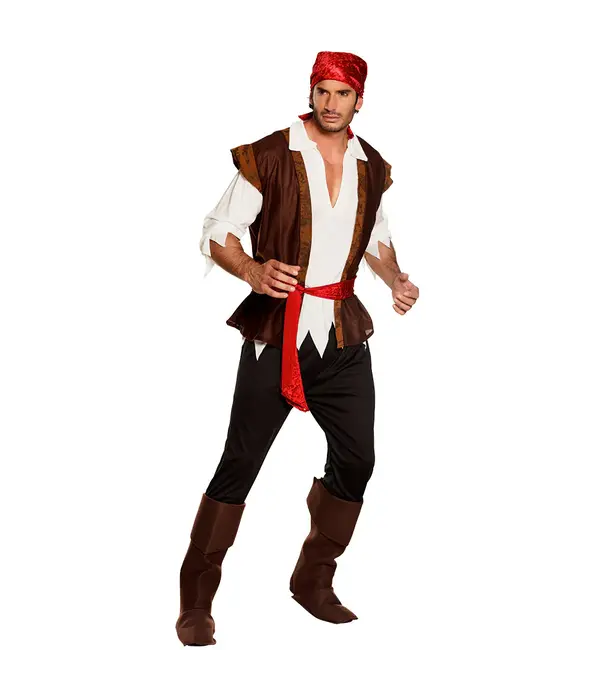 Kostuum Piraat Thunder Heren