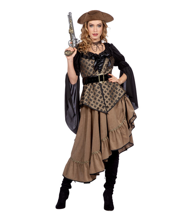 Jurk Piraat Taupe Luxe