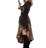 Jurk Piraat Taupe Luxe