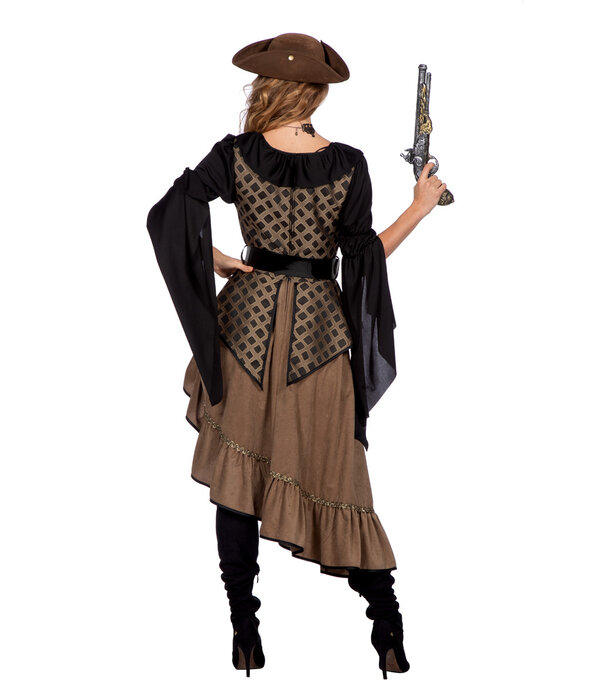 Jurk Piraat Taupe Luxe