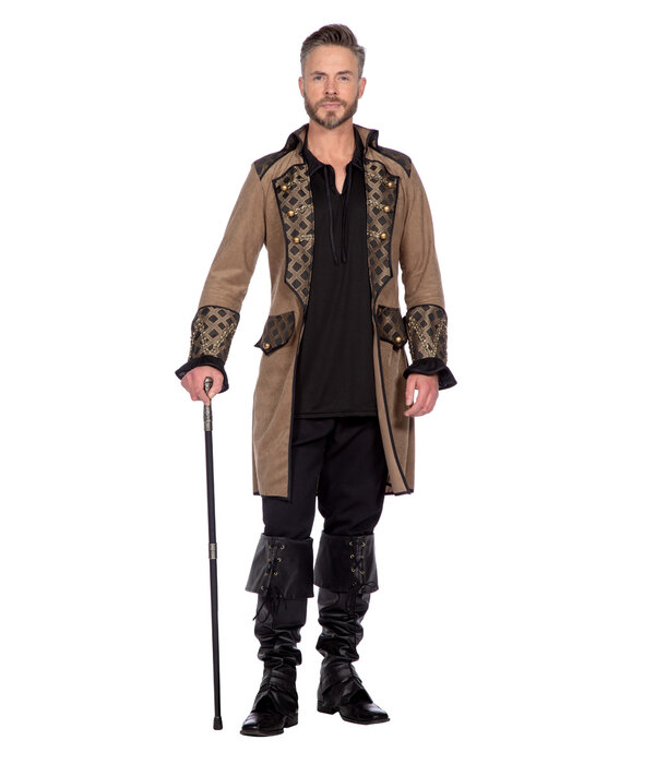 Jas Piraat Taupe Luxe