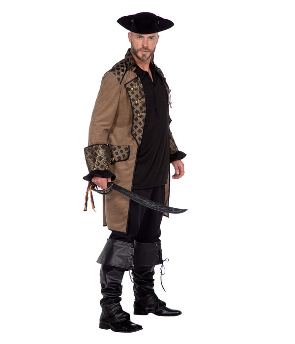 Jas Piraat Taupe Luxe