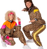 Retro Trainingspak Luipaard Heren
