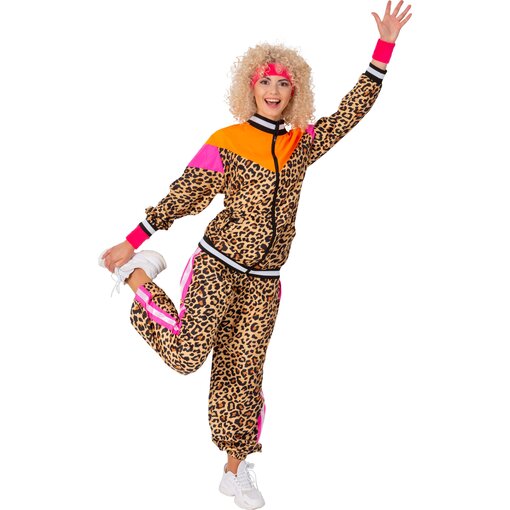 Retro Trainingspak Luipaard Dames