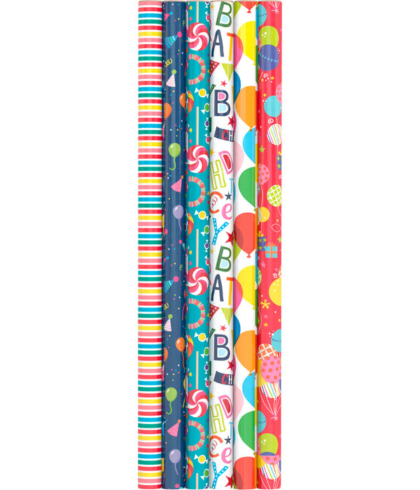 Verjaardag Inpakpapier Rol - 70x200cm