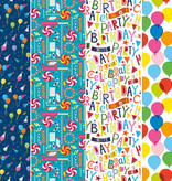 Verjaardag Inpakpapier Rol - 70x200cm