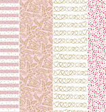 Valentijn Inpakpapier love prints - 70 x 200cm