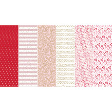 Valentijn Inpakpapier love prints - 70 x 200cm