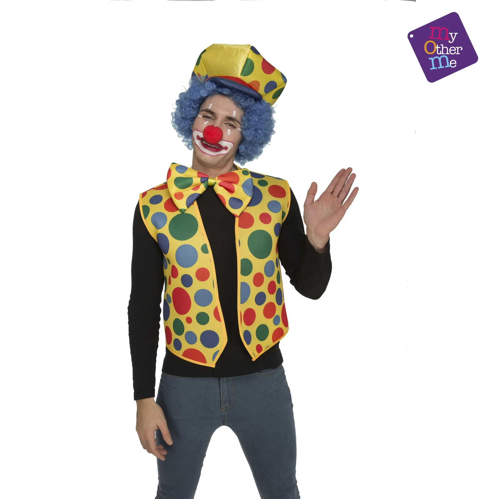 Clown vest met strik