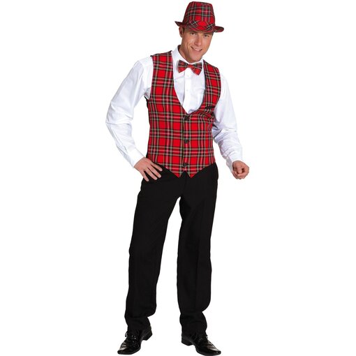 Geruite Schotse Gilet