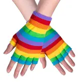Vingerloze Handschoenen Regenboog