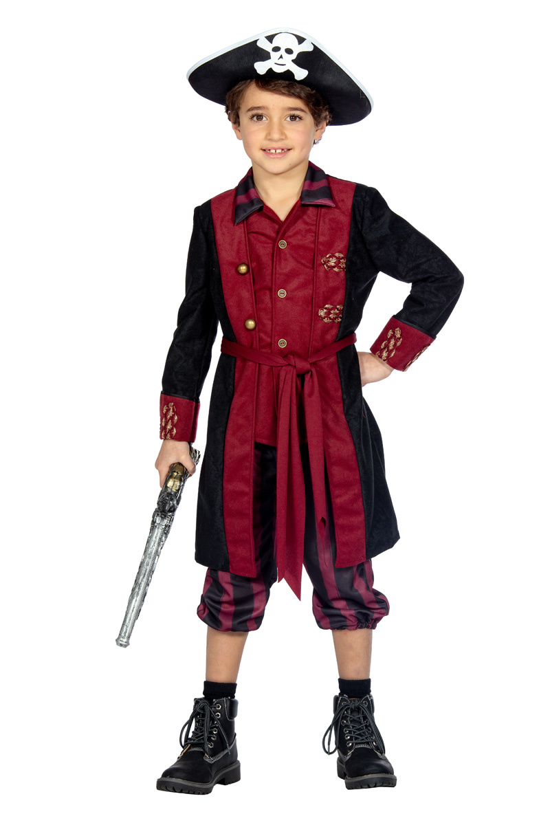 Piraat Kostuum Jongen Burgundy Premium afbeelding