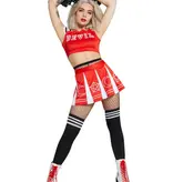 Fever Devil Cheerleader Kostuum Compleet