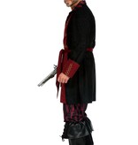 Piraat Kostuum Heren Burgundy Premium