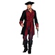 Piraat Kostuum Heren Burgundy Premium