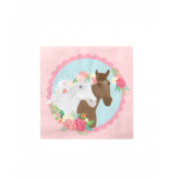 Servetten Paarden Roze Dreams