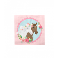 Servetten Paarden Roze Dreams