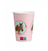 Feestbekers Paard Roze Dreams (8st)