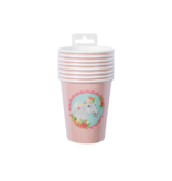 Feestbekers Paard Roze Dreams (8st)