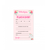 Party Uitnodigingskaarten Paarden Dreams Roze (6st)