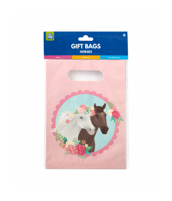 Uitdeelzakjes Paarden Dreams Roze (6st)
