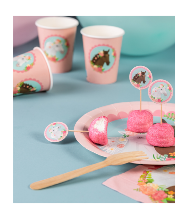 Cocktailprikkers Paard Dreams Roze