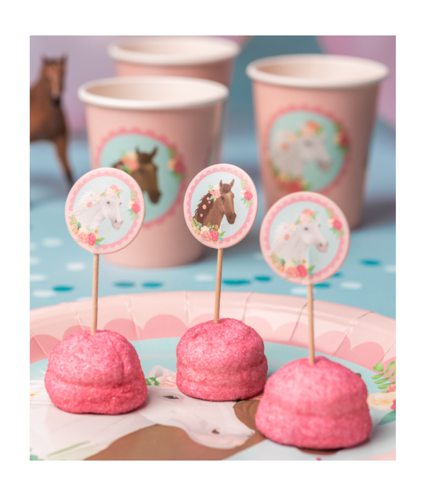 Cocktailprikkers Paard Dreams Roze