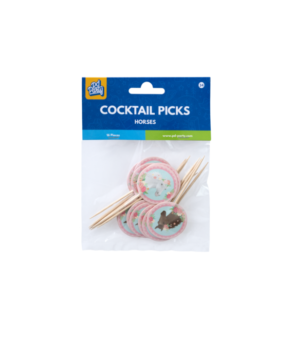 Cocktailprikkers Paard Dreams Roze