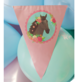 Vlaggenlijn Paarden Roze Dreams