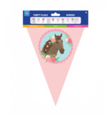 Vlaggenlijn Paarden Roze Dreams