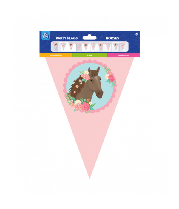Vlaggenlijn Paarden Roze Dreams