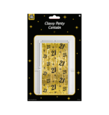 Classy Feestgordijn Goud 21 Jaar