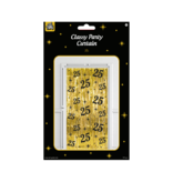 Classy Feestgordijn 25 Jaar Goud