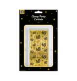 Classy Feestgordijn 40 Jaar Goud