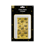 Classy Feestgordijn 50 Jaar Goud