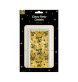 Classy feestgordijn Sarah 50 Jaar Goud