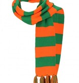Sjaal Gebreid Oranje/Groen
