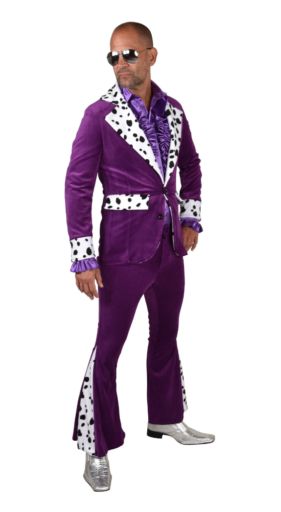 Pimp Kostuum Paars Nick Premium afbeelding