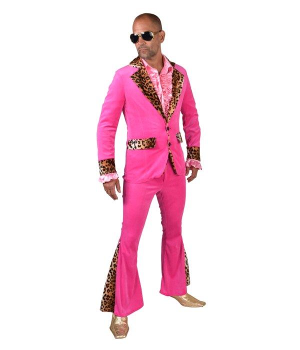 Pimp Kostuum Pink Nick Premium