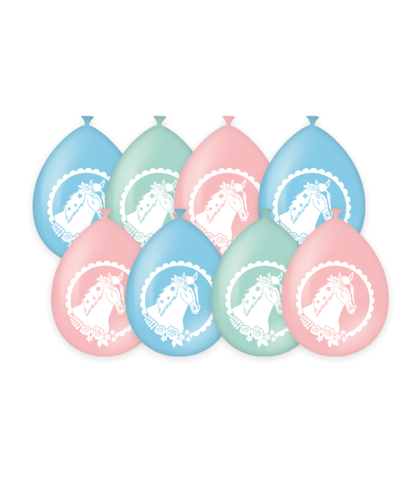 Party Ballonnen Paarden Dreams (8st)