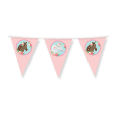 Vlaggenlijn Paarden Roze Dreams