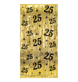 Classy Feestgordijn 25 Jaar Goud