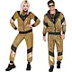 Disco Trainingspak 80's Reflecterend Goud Unisex