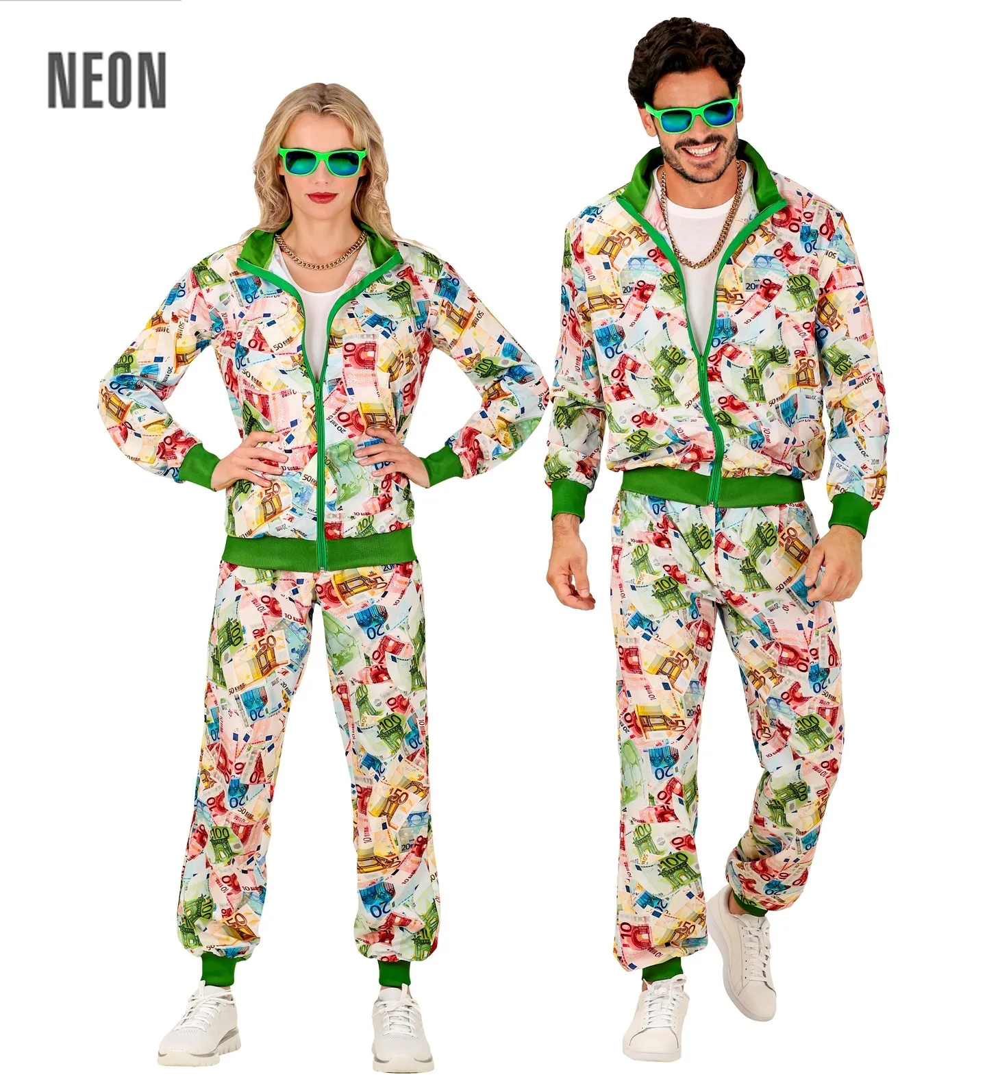 Foute Party Outfit Eurobiljetten Unisex afbeelding
