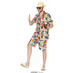Hawaii Kostuum Multikleur Papagaai Heren