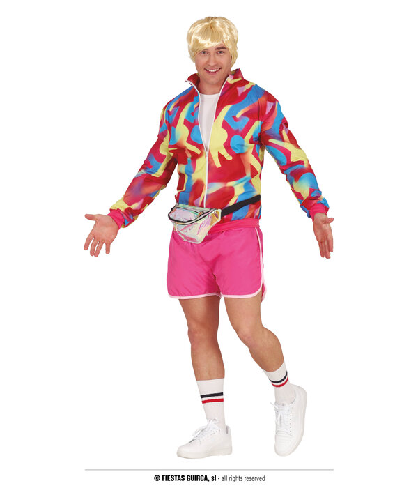 80's Party Kostuum Runner Heren Patrick