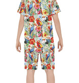 Hawaii Kostuum Multikleur Papagaai Heren